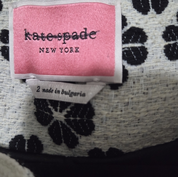 Kate Spade Spade Tweed Jacket, Sz 2 - Picture 8 of 9